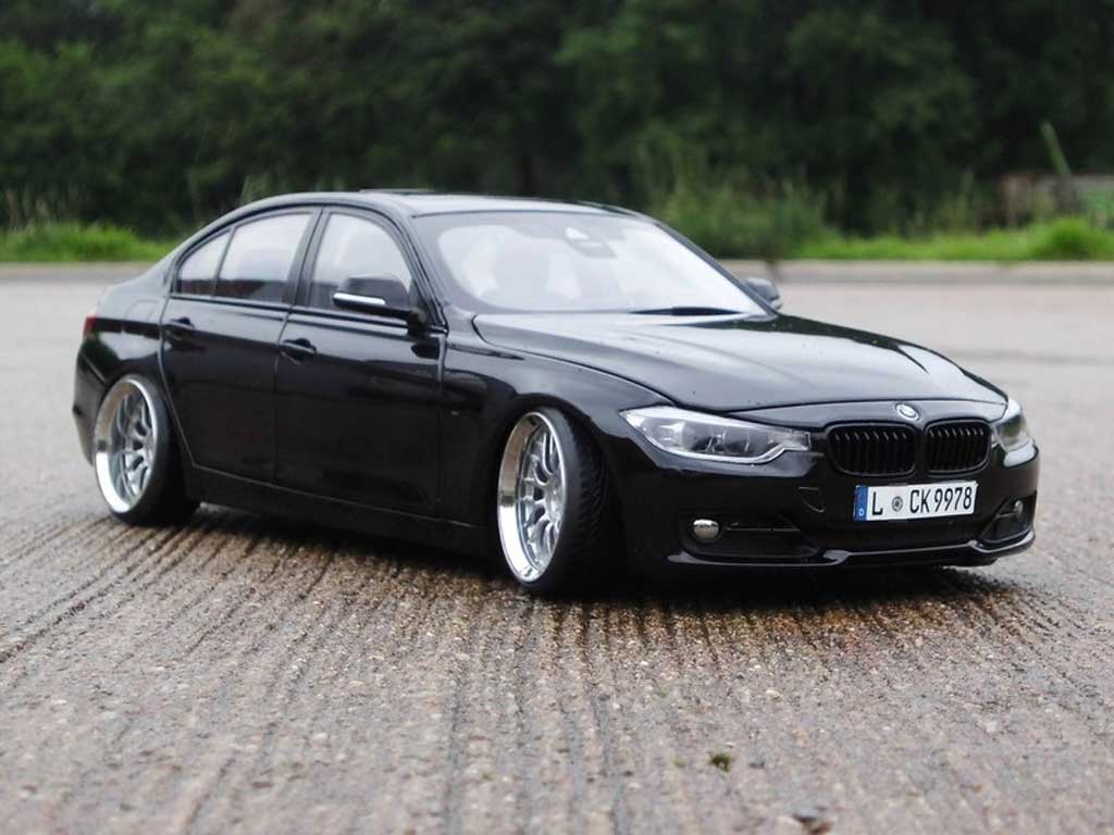 Bmw 335 berline F30 3er Sedan zwart jantes 20 pouces 1/18 Paragon