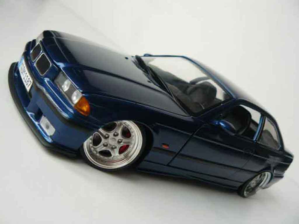 Bmw M3 E36 1/18 Ut Models E36 blauw avus jantes porsche 18 pouces modelauto