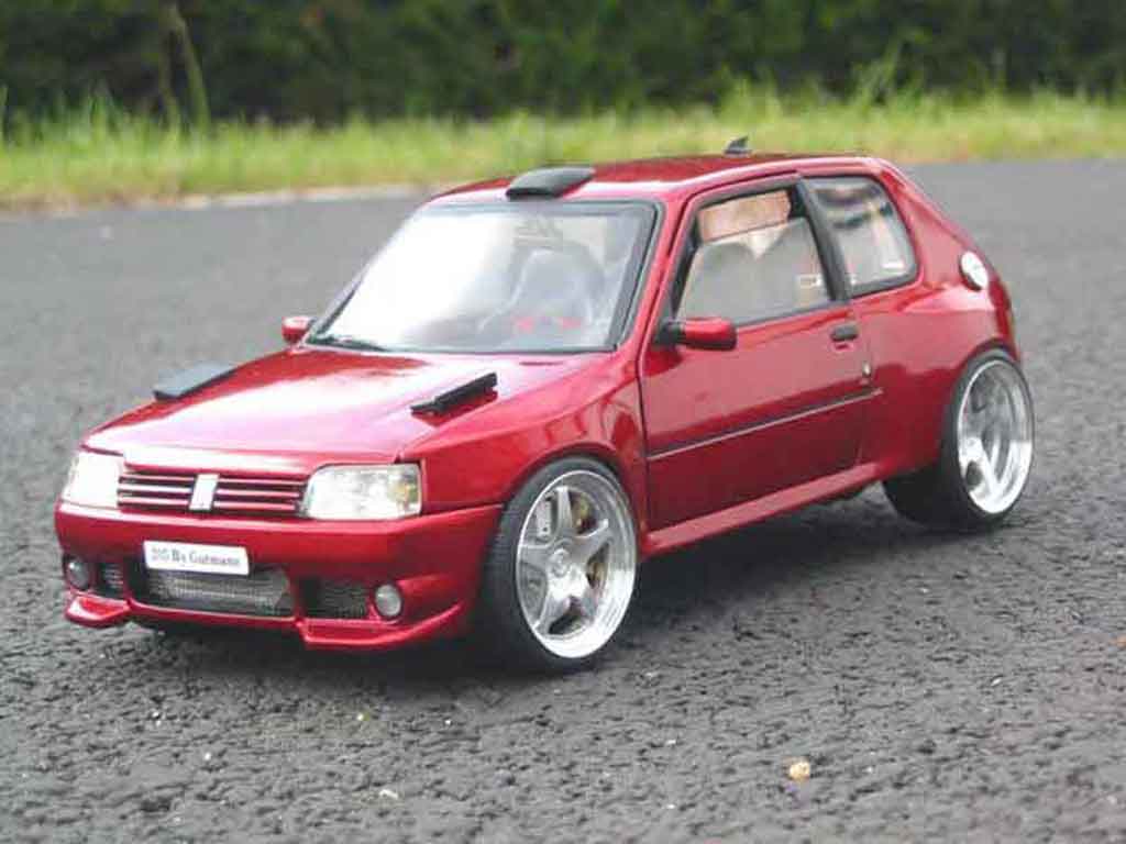 Peugeot 205 GTI 1/18 Solido Dimma GTI preparation tuning modelauto