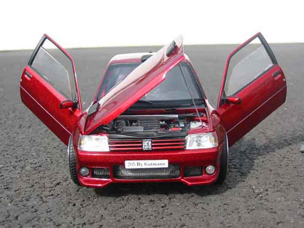 Peugeot 205 GTI Dimma preparation tuning 1/18 Solido