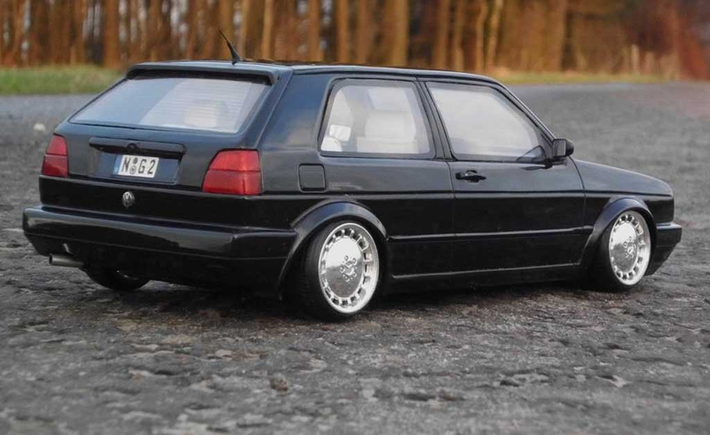 Volkswagen Golf GTI 16S zwart jantes 17 pouces mercedes 1/18 Ottomobile