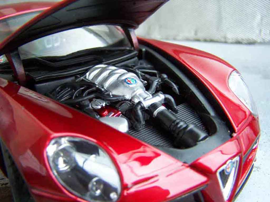Alfa Romeo 8C competizione rood 1/18 Welly