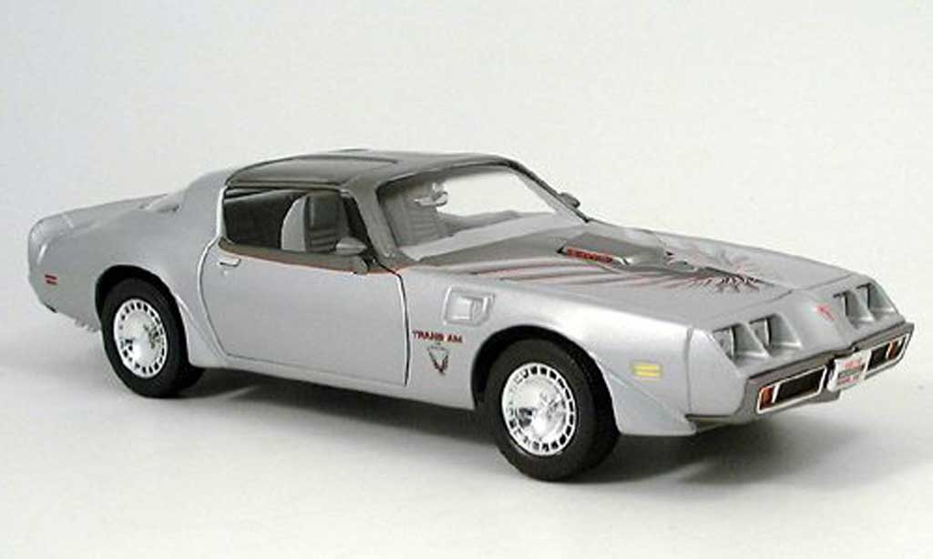 Pontiac Firebird 1979 1/18 Yat Ming 1979 trans am grijs modelauto