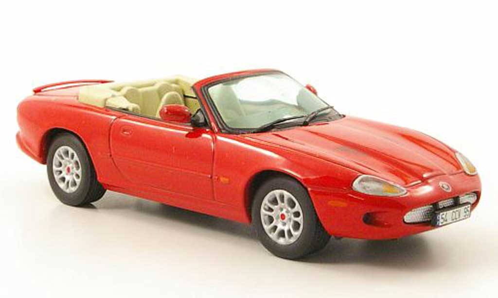 Jaguar XKR Cabriolet 1/43 Vitesse Cabriolet (X100) Cabriolet rood LHD 1998 modelauto