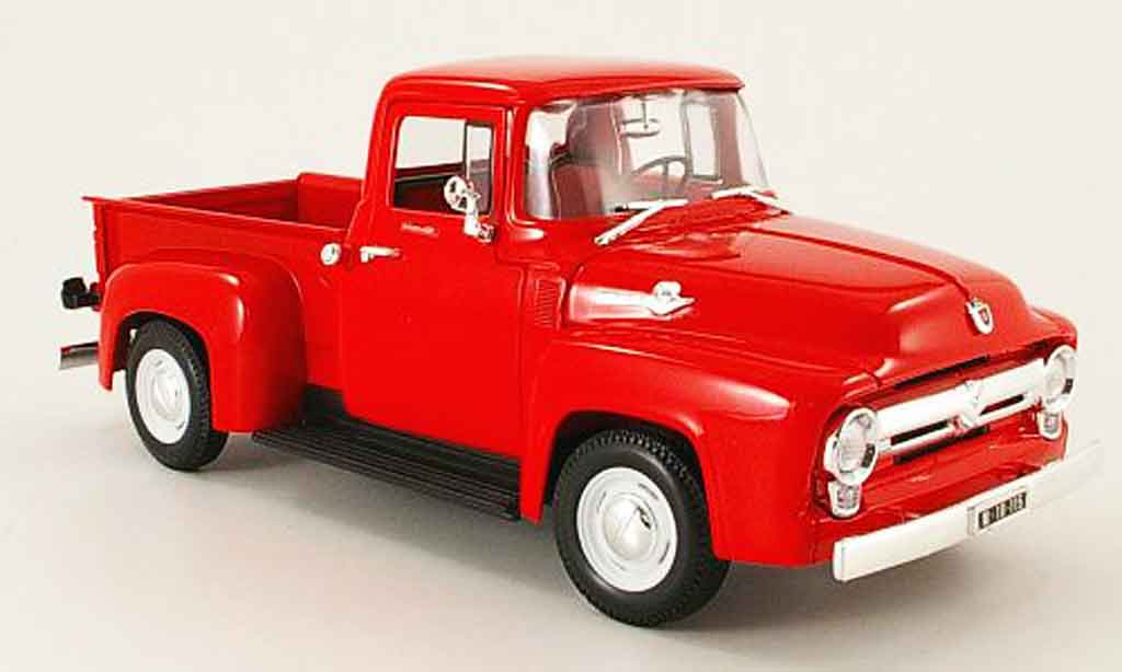 Ford F1 1/18 Welly 00 pick up rood 1956 modelauto
