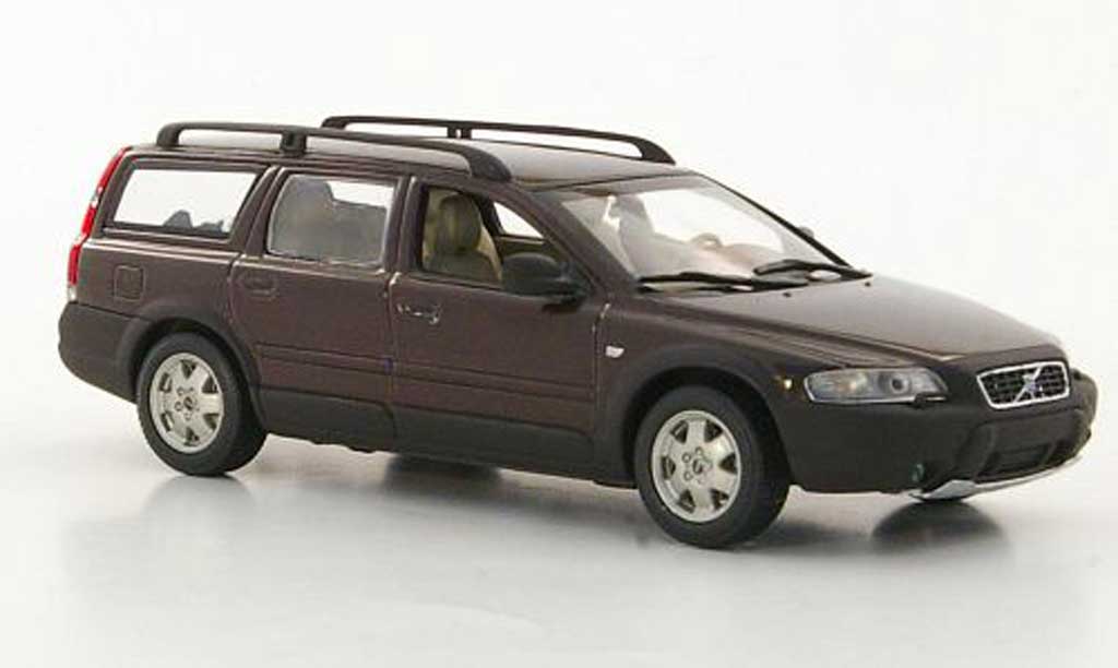 Volvo V70 1/43 Minichamps XC bruin modelauto