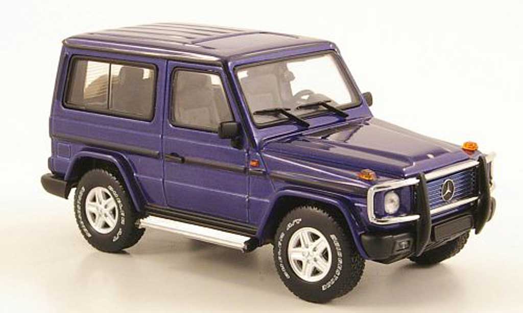 Mercedes Classe G 1/43 Autoart blauw SWB / 3-portes modelauto