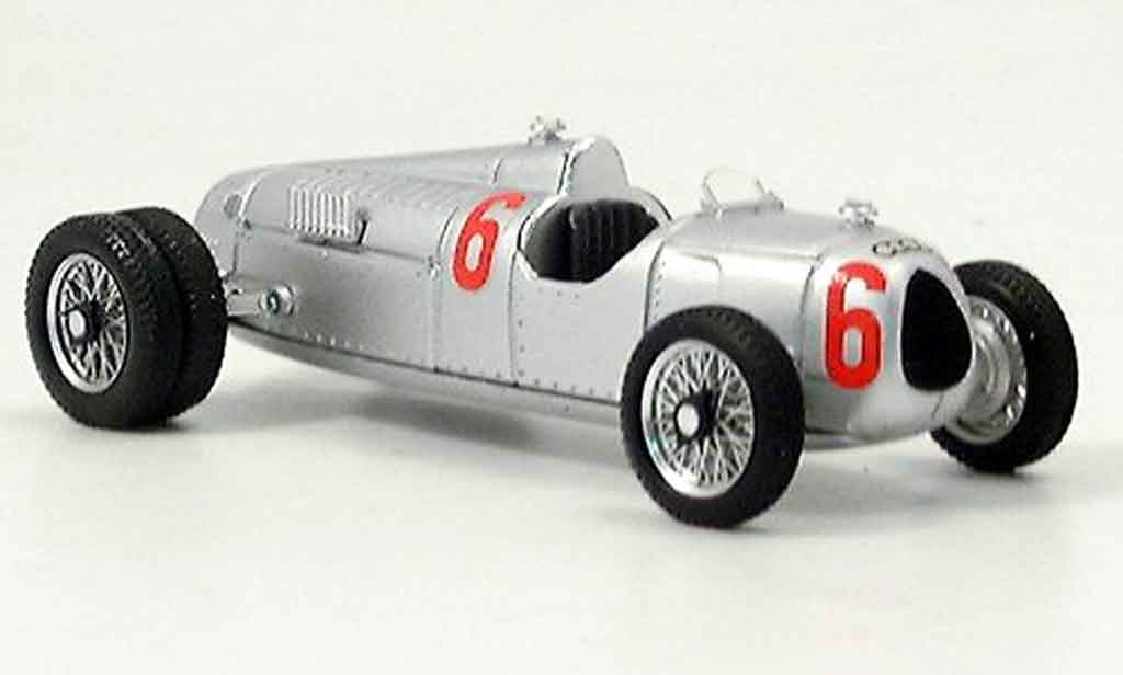 Auto Union Typ C 1/43 Brumm 12 cil. Route gemellate 1936 modelauto