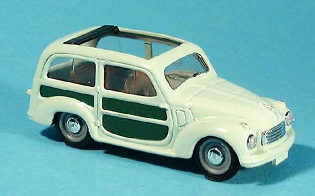 Fiat 500 1/43 Brumm C Stationwagen grun offen modelauto