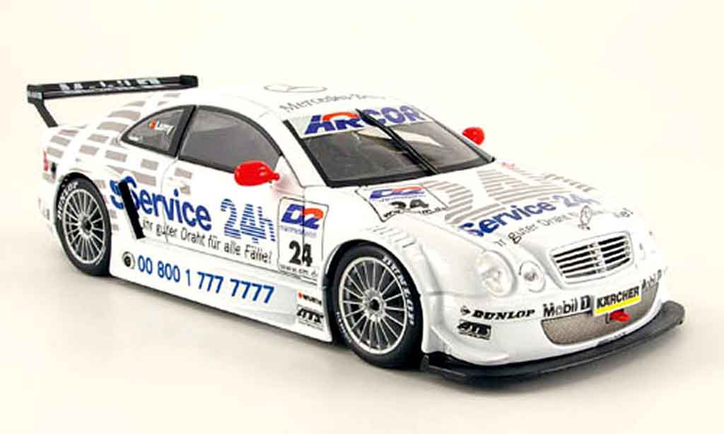 Mercedes Classe CL DTM 1/18 Maisto K DTM amg 24h service modelauto
