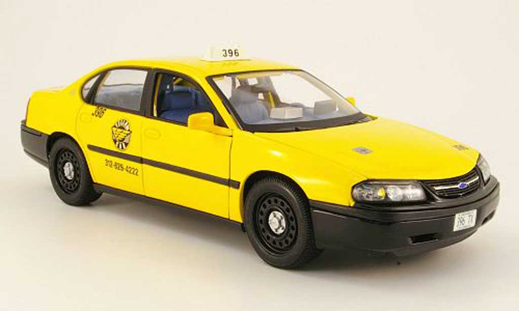 Chevrolet Impala Taxi 1/18 Maisto Taxi geel americain modelauto
