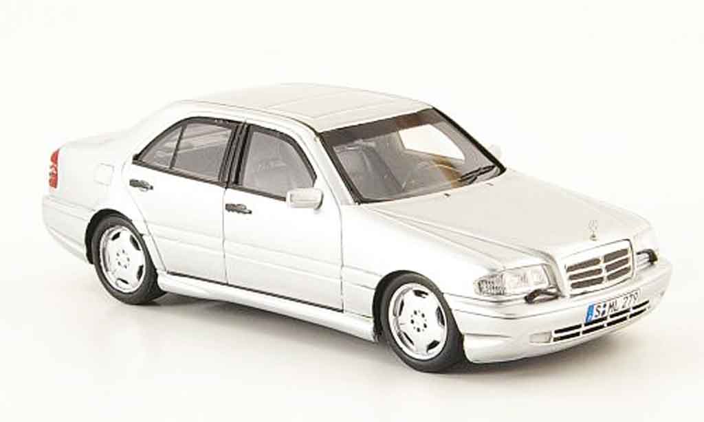 Mercedes Classe C 1/43 Spark C43 AMG (W202) grijs metallic modelauto