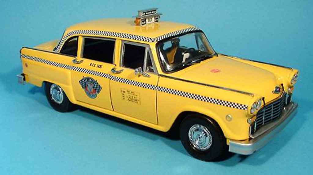 Checker Taxi 1/18 Sun Star new york 1981 a11 modelauto