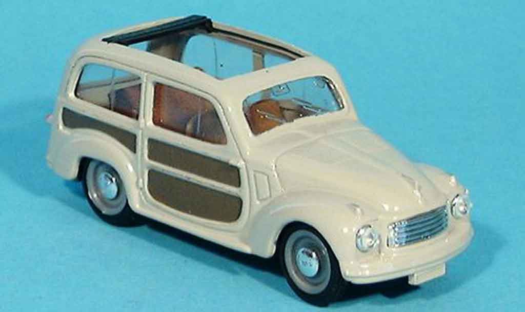 Fiat 500 1/43 Brumm C Belvedere grijs offen 1951 modelauto