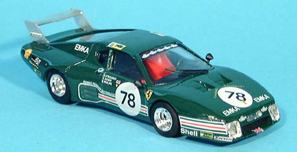Ferrari 512 BB LM 1/43 Brumm BB LM no.78 scuderia emka le mans 1980 modelauto