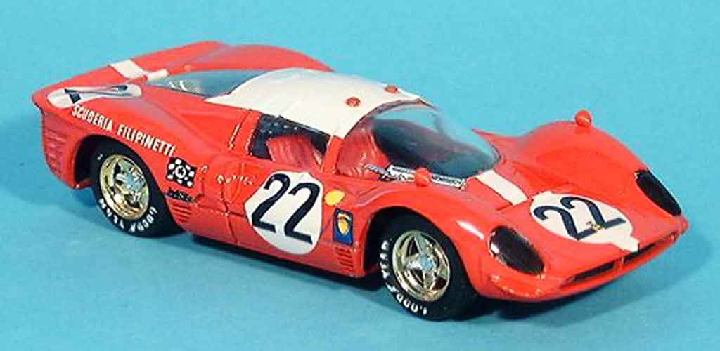 Ferrari 330 P4 1/43 Brumm P4 le mans 1967 modelauto
