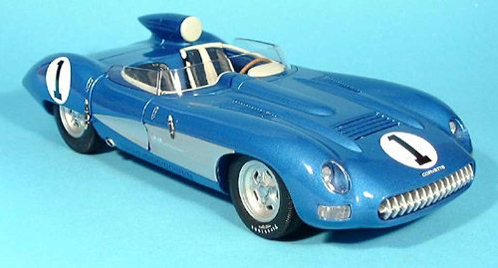 Chevrolet Corvette C1 1/18 Autoart C1 ss no.1 blauw 1957 modelauto