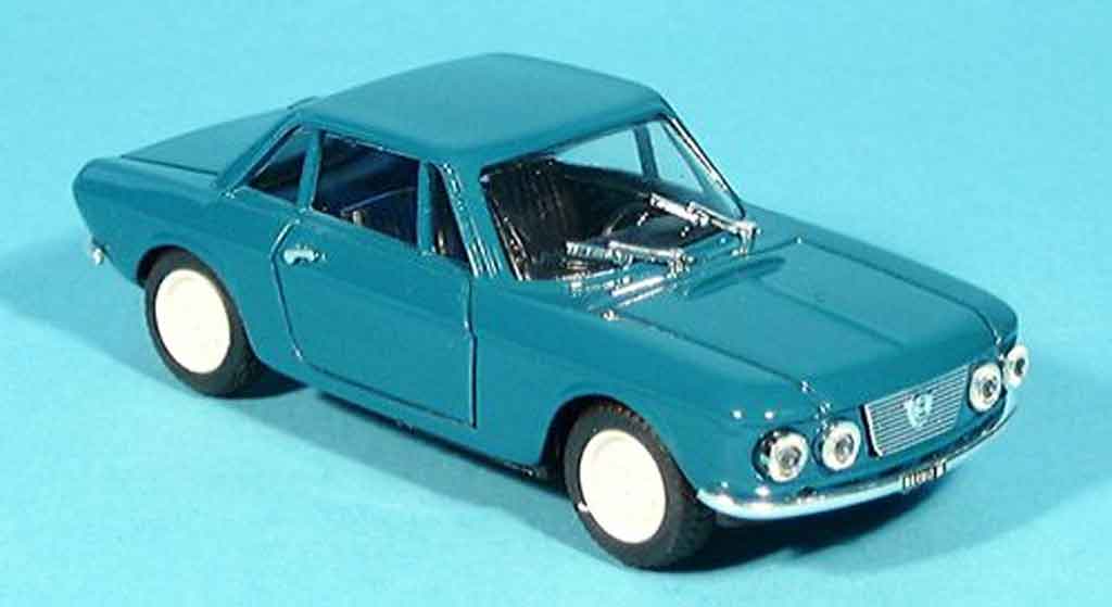 Lancia Fulvia 1965 1/43 Progetto 1965 coupe blauw 1965 modelauto