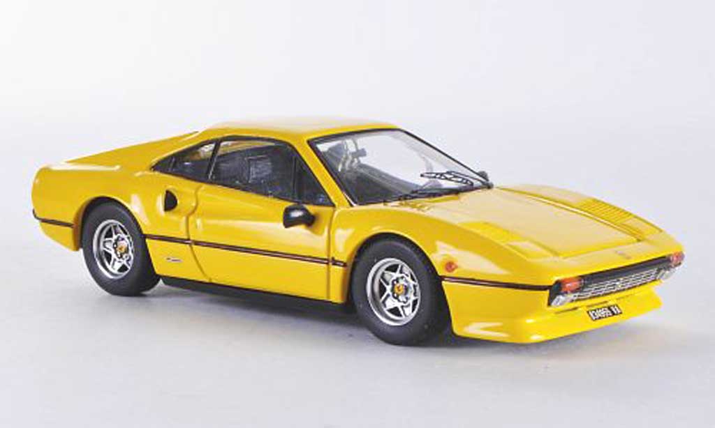 Ferrari 308 GTB 1/43 Best GTB geel modelauto