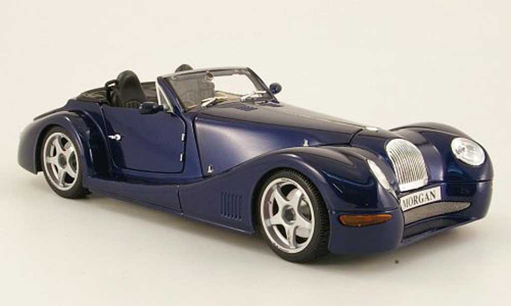 Morgan Aero 1/18 Maisto 8 blauw modelauto