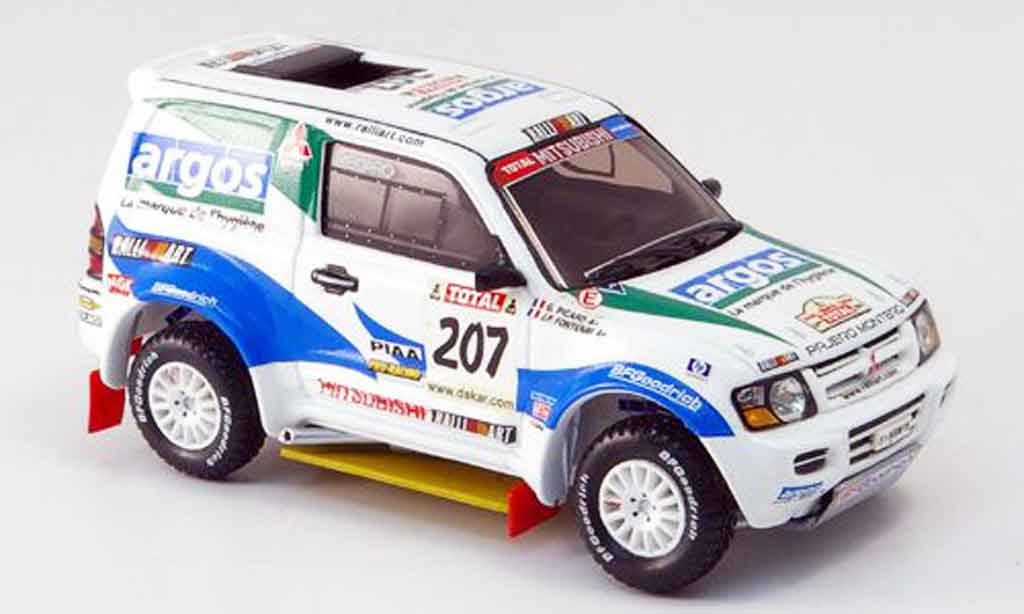 Mitsubishi Pajero Evolution 1/43 IXO Evolution No.207 JP.Fontenay Rallye Dakar 2002 modelauto