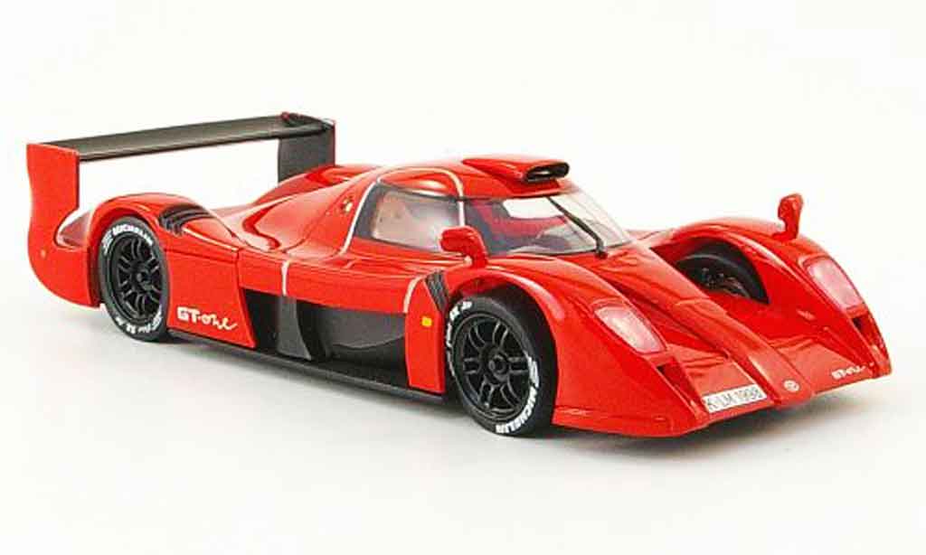 Toyota GT One 1/43 Onyx rood 1998 modelauto