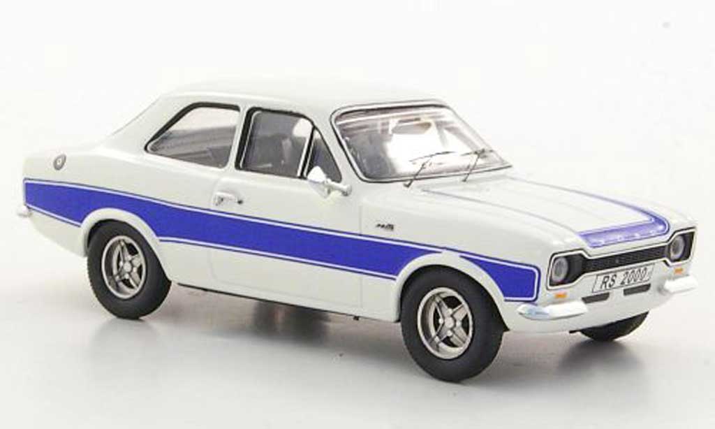 Ford Escort RS 2000 1/43 Trofeu RS 2000 MkI wit/blauw RHD modelauto