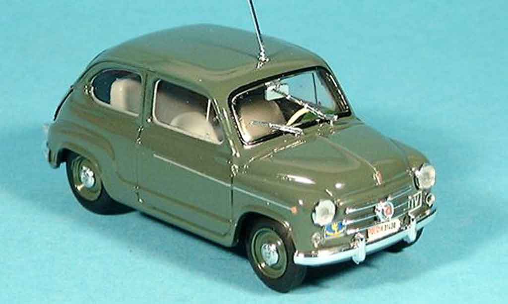 Fiat 600 1/43 Brumm D politie Zivilstreife 1960 modelauto