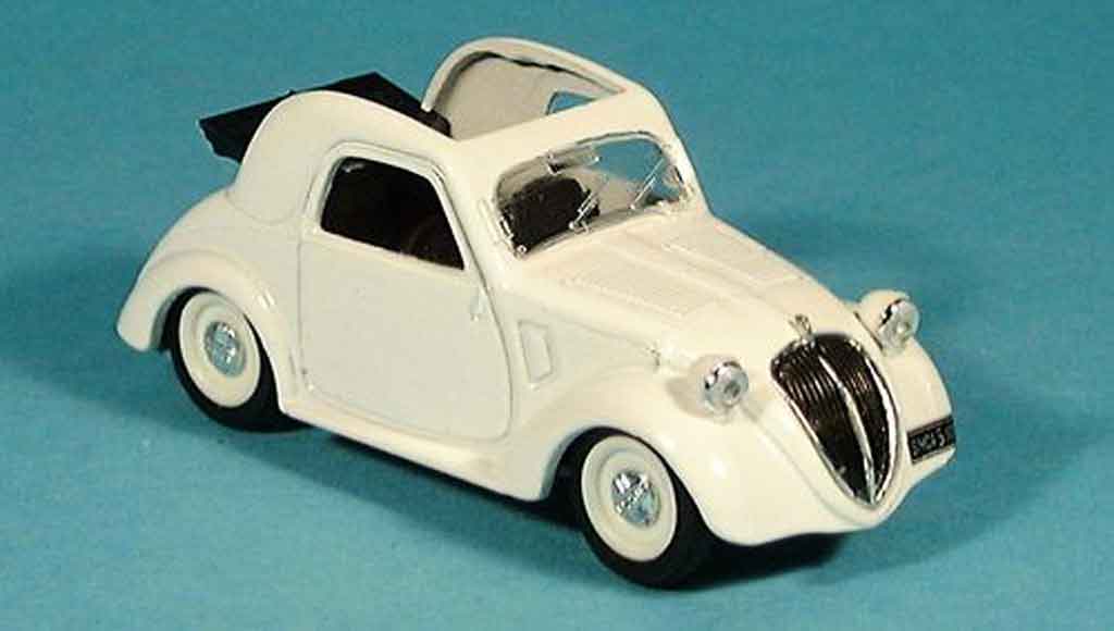 Simca 5 1/43 Brumm wit decapotable faltdach 196 modelauto