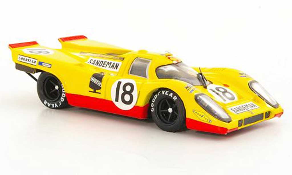 Porsche 917 1970 1/43 Brumm 1970 No.18 Sandeman Piper/v.Lennep 24h Le Mans modelauto