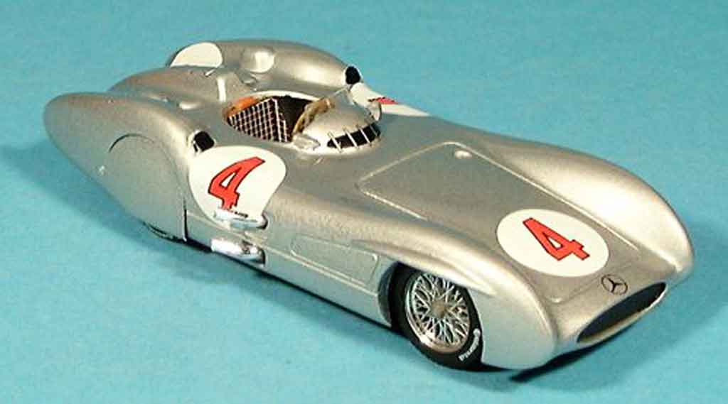 Mercedes W 196 1/43 Brumm C No.4 K.Kling Prove Avus 1954 modelauto