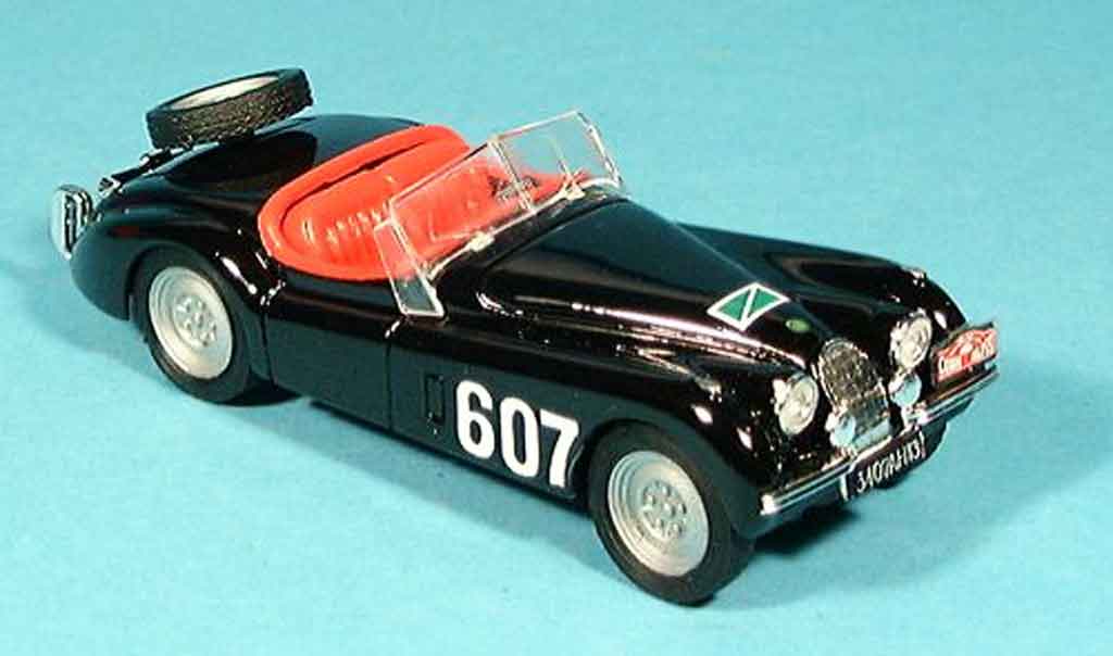Jaguar XK 120 1/43 Brumm 120 alpenrallye no. 607 modelauto