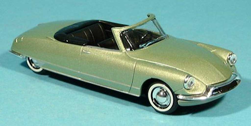 Citroen DS Cabriolet 1/43 Solido Cabriolet cabriolet groen 1961 modelauto
