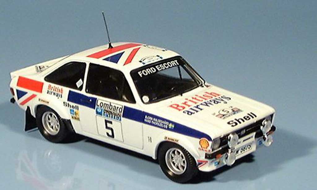Ford Escort MK2 1/43 Trofeu MK2 RAC Rallye Waldegaard-Thorszelius 1977 modelauto