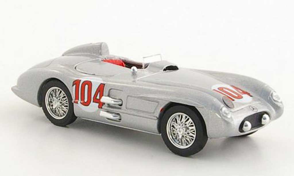 Mercedes 300 SLR 1/43 Brumm SLR No.104 Moss / Collins Targa Florio 1955 modelauto