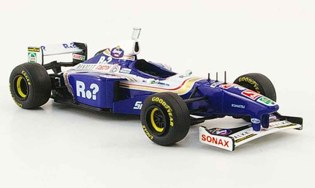 Renault F1 1/43 Onyx williams fw19 no.3 j.villeneuve gp england 1997 modelauto