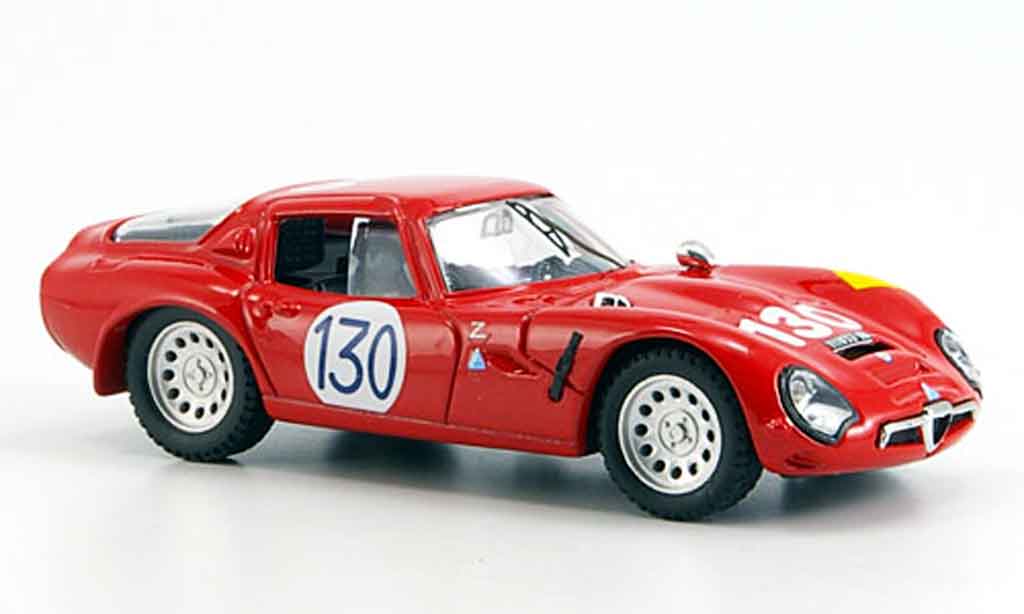 Alfa Romeo TZ2 1/43 Best no.130 bianchi bussinello targa florio 1966 modelauto