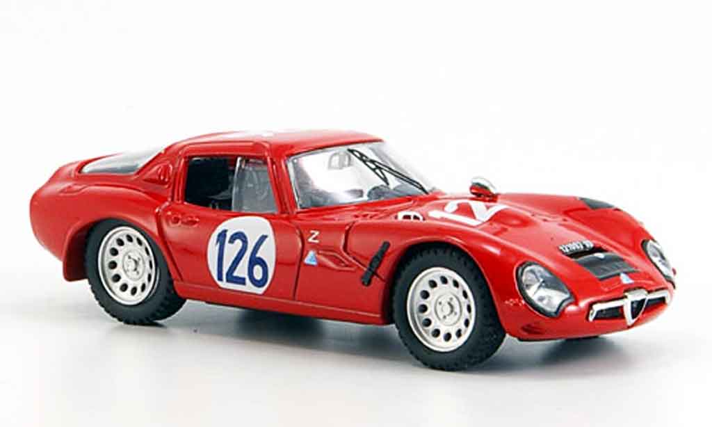 Alfa Romeo TZ2 1/43 Best no.126 pinto todaro targa florio 1966 modelauto