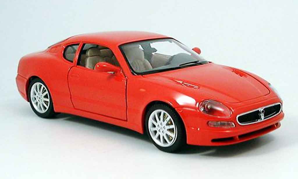 Maserati 3200 GT 1/18 Burago rood 1998 modelauto