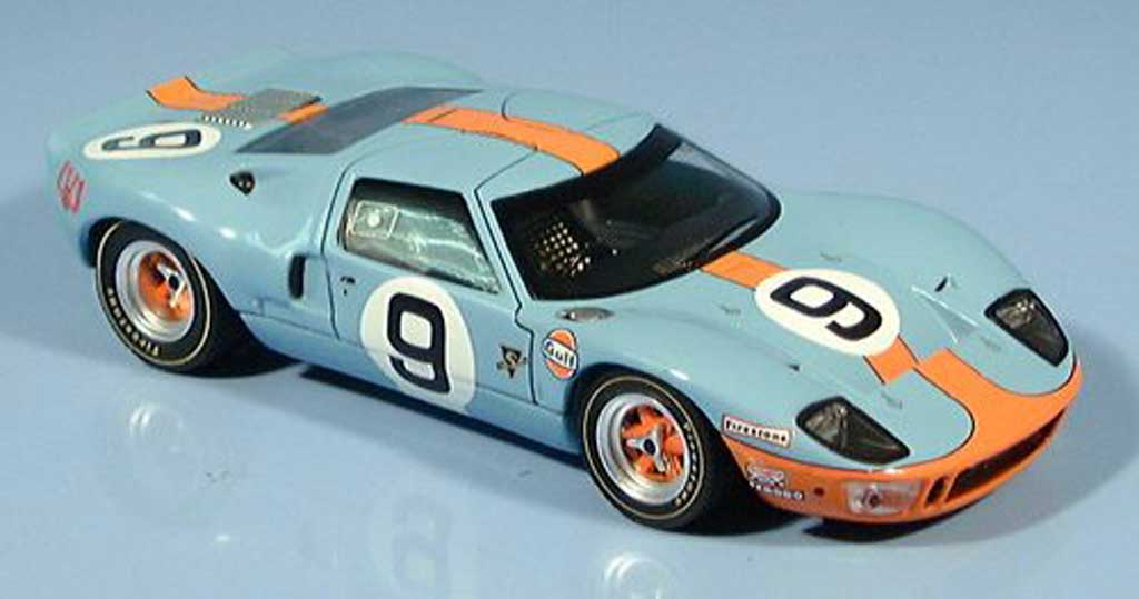 Ford GT40 1/43 IXO GT 40 No. 9 Sieger Le Mabs Rodriguez-Bianchi 1968 modelauto