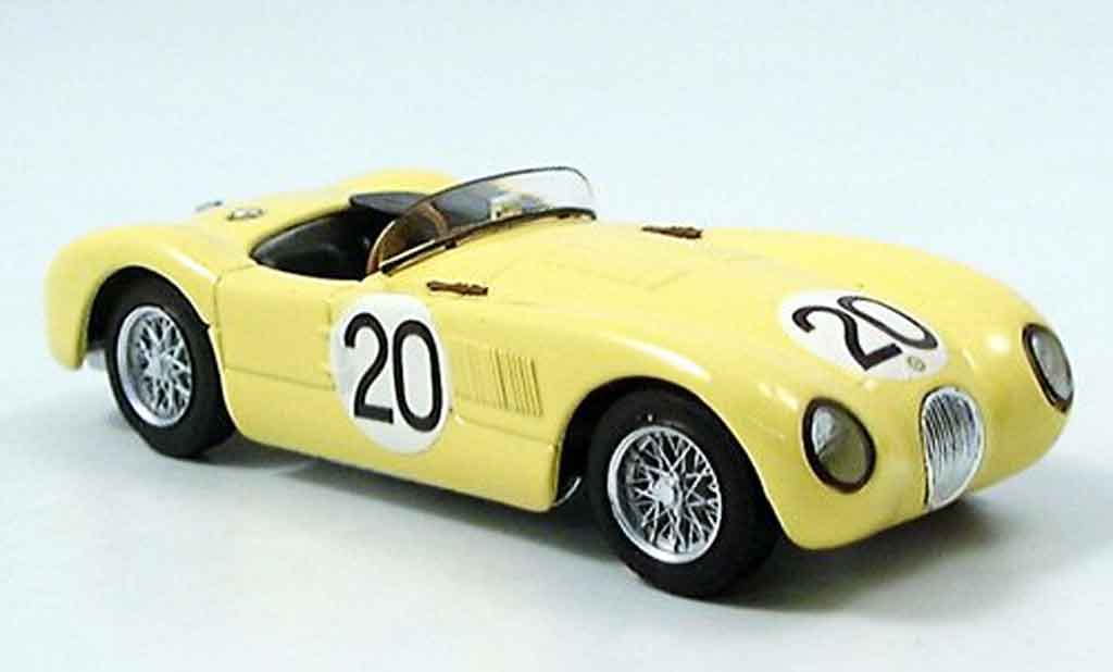 Jaguar C-Type 1/43 Brumm no.20 laurent tornaco neunter le mans 1953 modelauto
