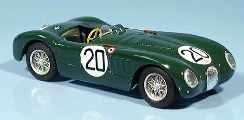 Jaguar C-Type 1/43 Brumm no.20 walker whitehead sieger le mans 1951 modelauto