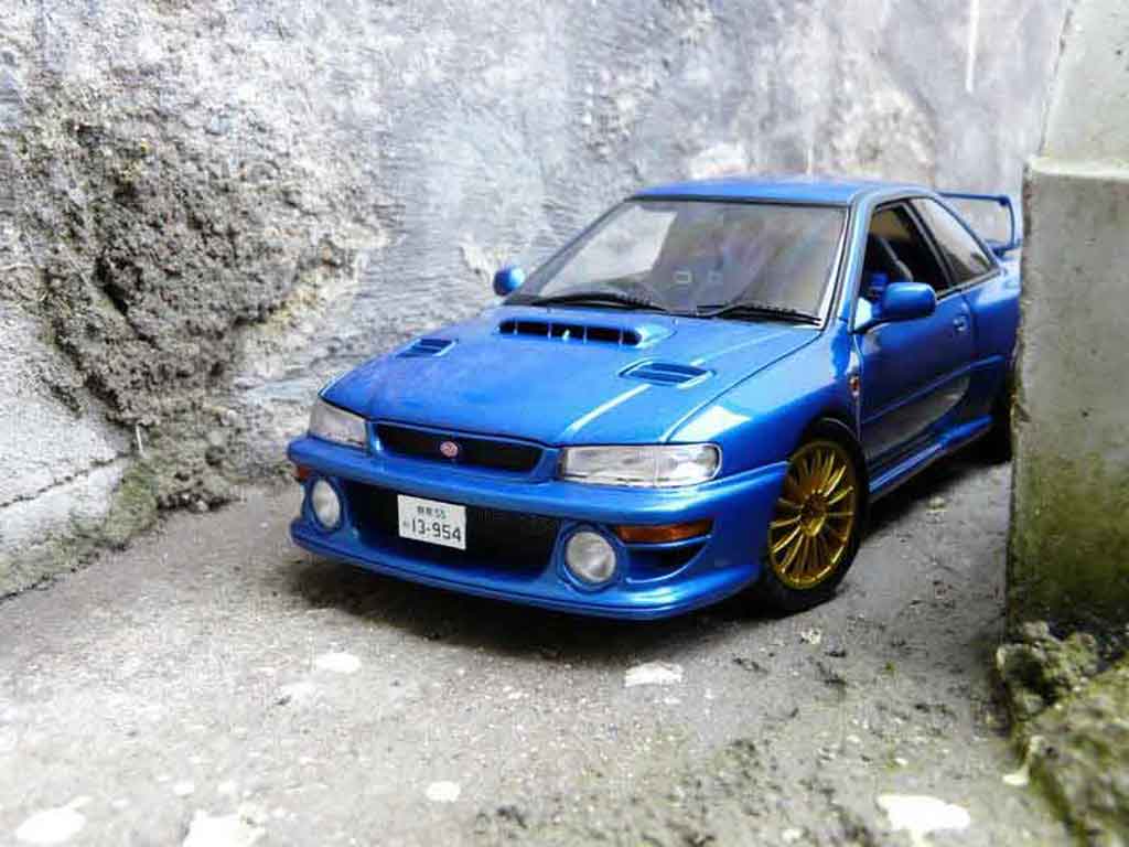 Subaru Impreza 22B 1/18 Autoart 22B jantes modelauto