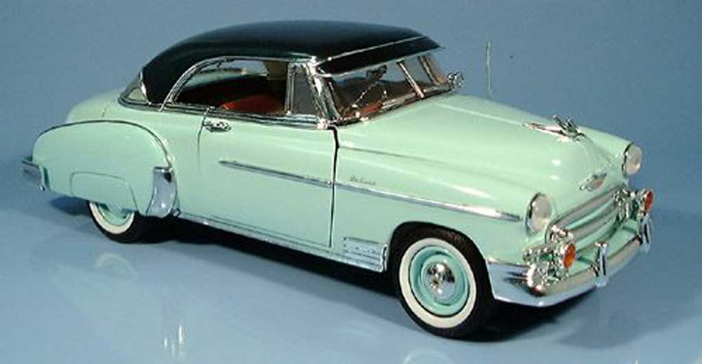 Chevrolet Bel Air 1950 1/18 Motormax 1950 grun modelauto