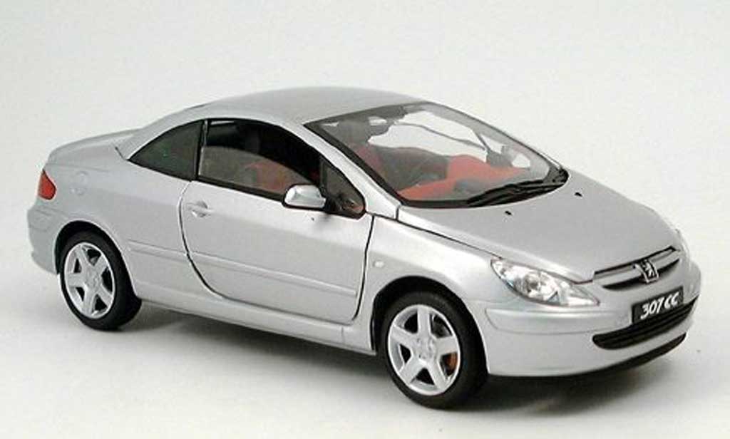 Peugeot 307 CC 1/18 Solido CC grijs 2003 modelauto