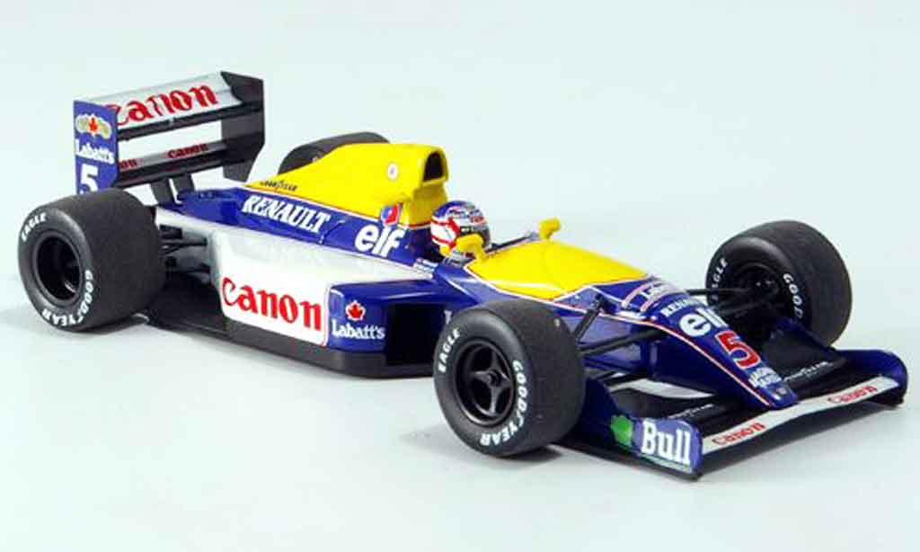 Renault F1 1/43 Minichamps williams fw14 mansell 1991 modelauto