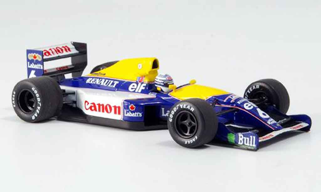 Renault F1 1/43 Minichamps williams fw14 patrese 1991 modelauto