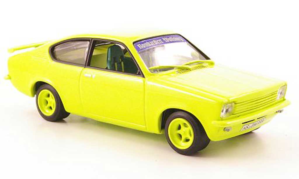 Opel Kadett C 1/43 Minichamps C Street Racer Coupe neongeel modelauto