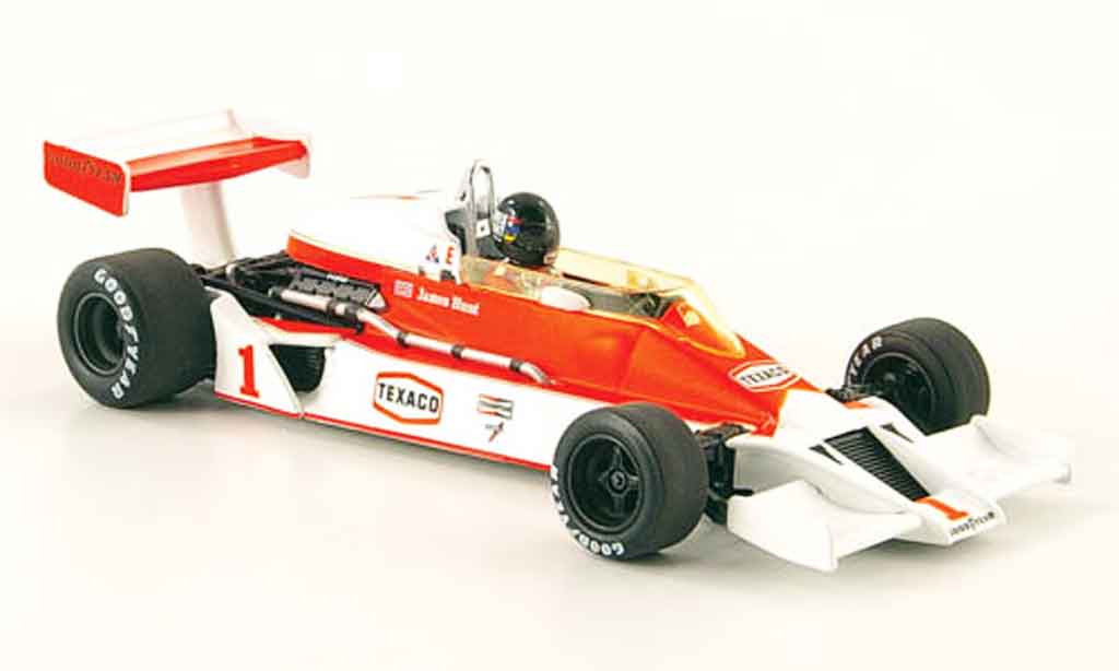 McLaren M26 1/43 Minichamps Ford No.1 Texaco J.Hunt F1 Saison 1977 modelauto