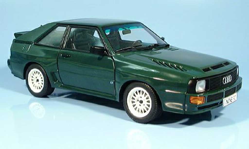 Audi Sport Quattro 1/18 Autoart swb grun 1984 modelauto